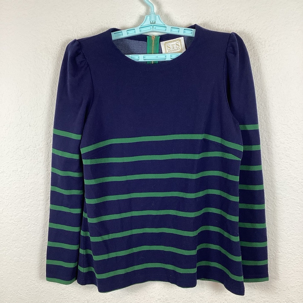 Sail To Sable Womens Sweater Sz M Striped Comfort Warm Long Sleeve Pilling Good